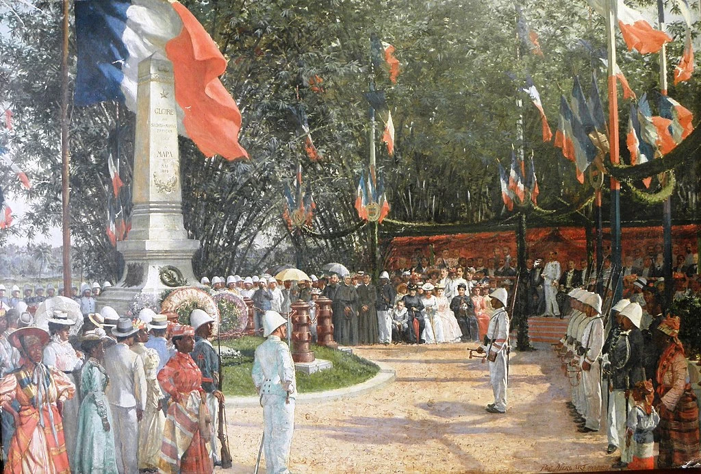 Inaugurazione del monumento Mapa - Musée départemental Alexandre, Franconie